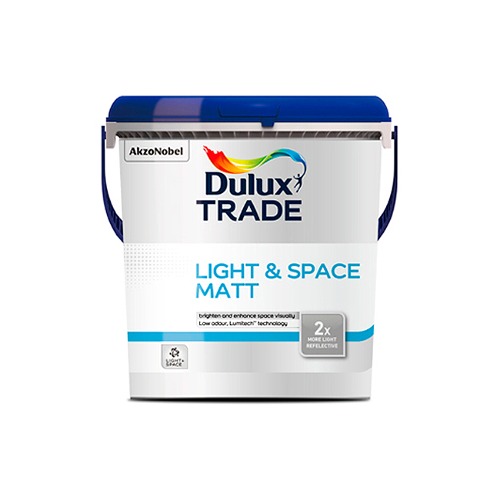 듀럭스 트레이드 Light Space Matt 3L White 17034